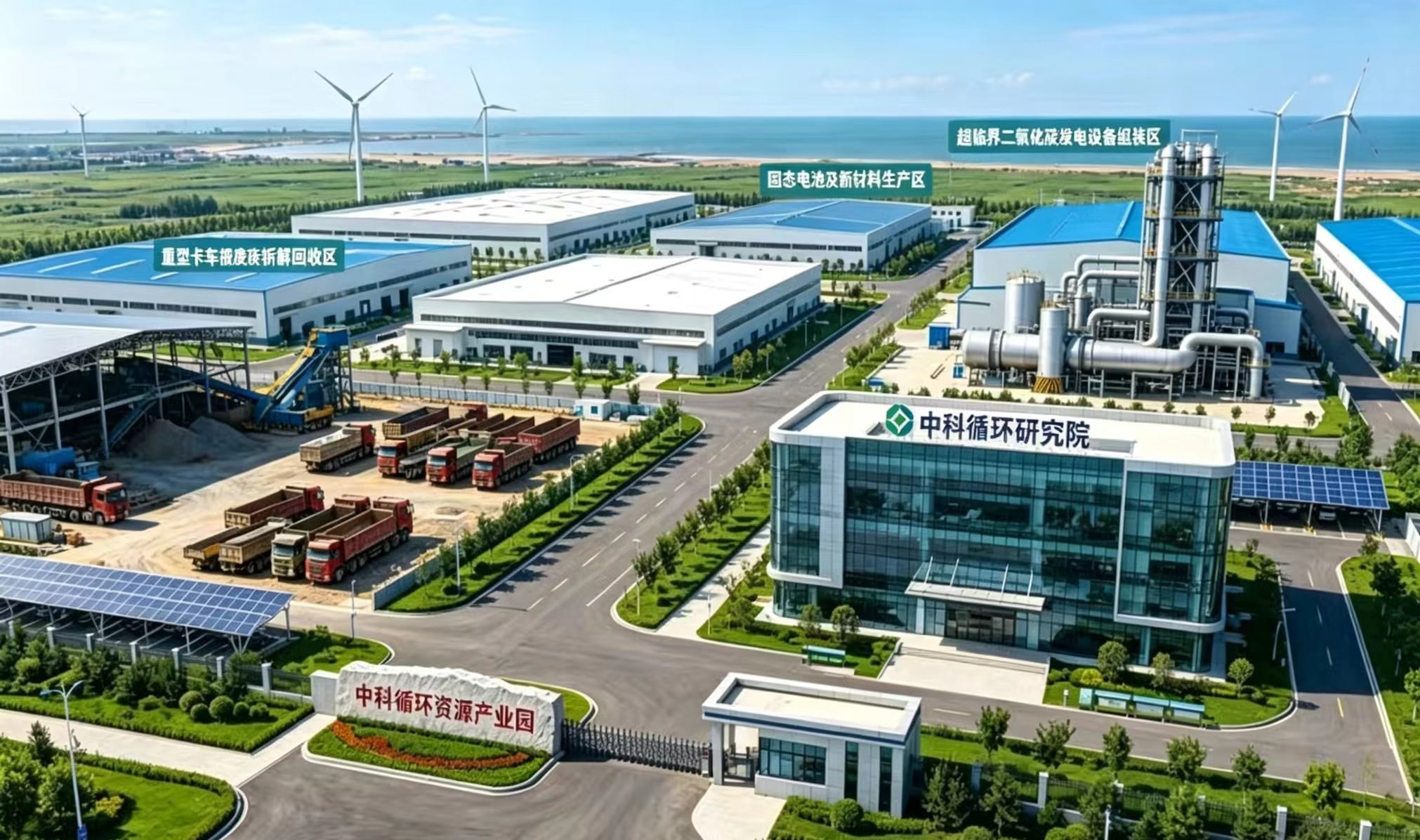 中科循环资源产业园落地营口，四大核心板块布局未来产业